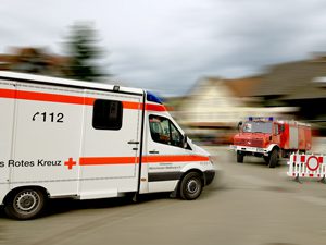 RTW und Feuerwehrauto